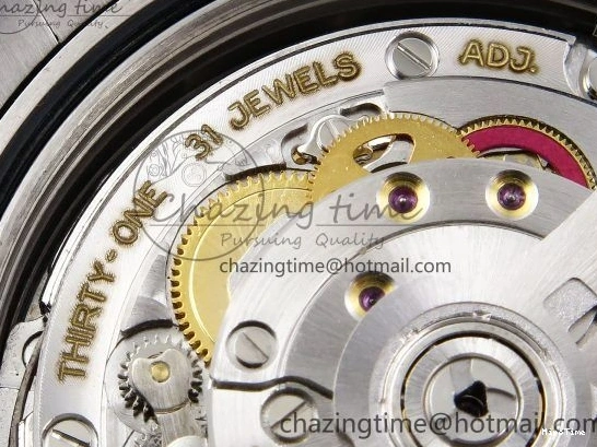 MiroTime 0108 DayDate 40 SS JDF 904L Steel White Roman Dial on President Bracelet VR3255 V3 (Gain Weight) Resilient 1424